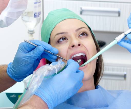 dental implant operation